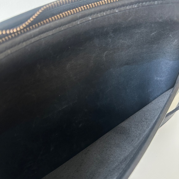 Vintage Coach #9902 Oliver Bag Black Leather Crossbody Shoulder Bag Purse - Picture 5 of 9